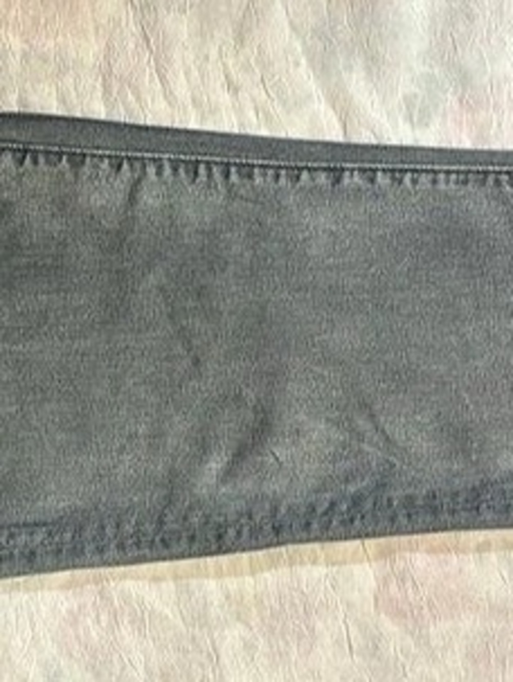 Lands End Straight Jeans in Gray Waist 10